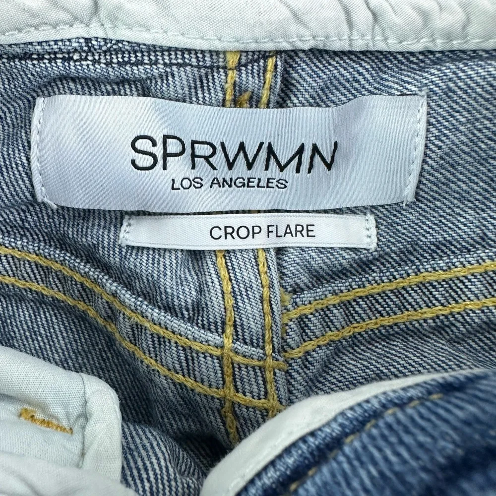 SPRWMN Gabrielle Women's Ankle Flare Denim Size 26